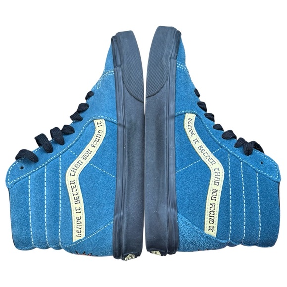 Vans Sk8-Hi Sneakers Womens 7 Mens 5.5 Parks Project Leave It Better High Top - Picture 4 of 11